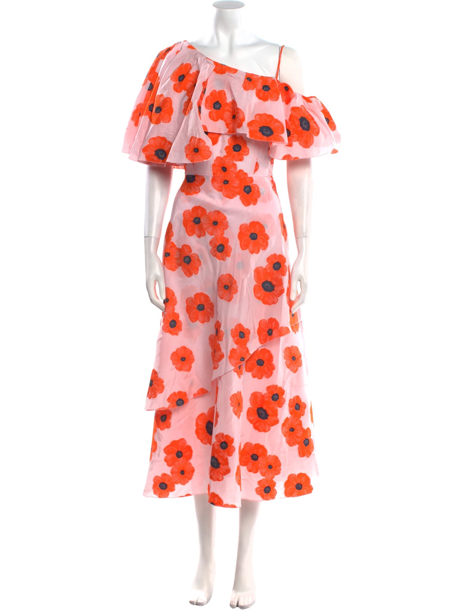 Vika Gazinskaya Floral Print Long Dress