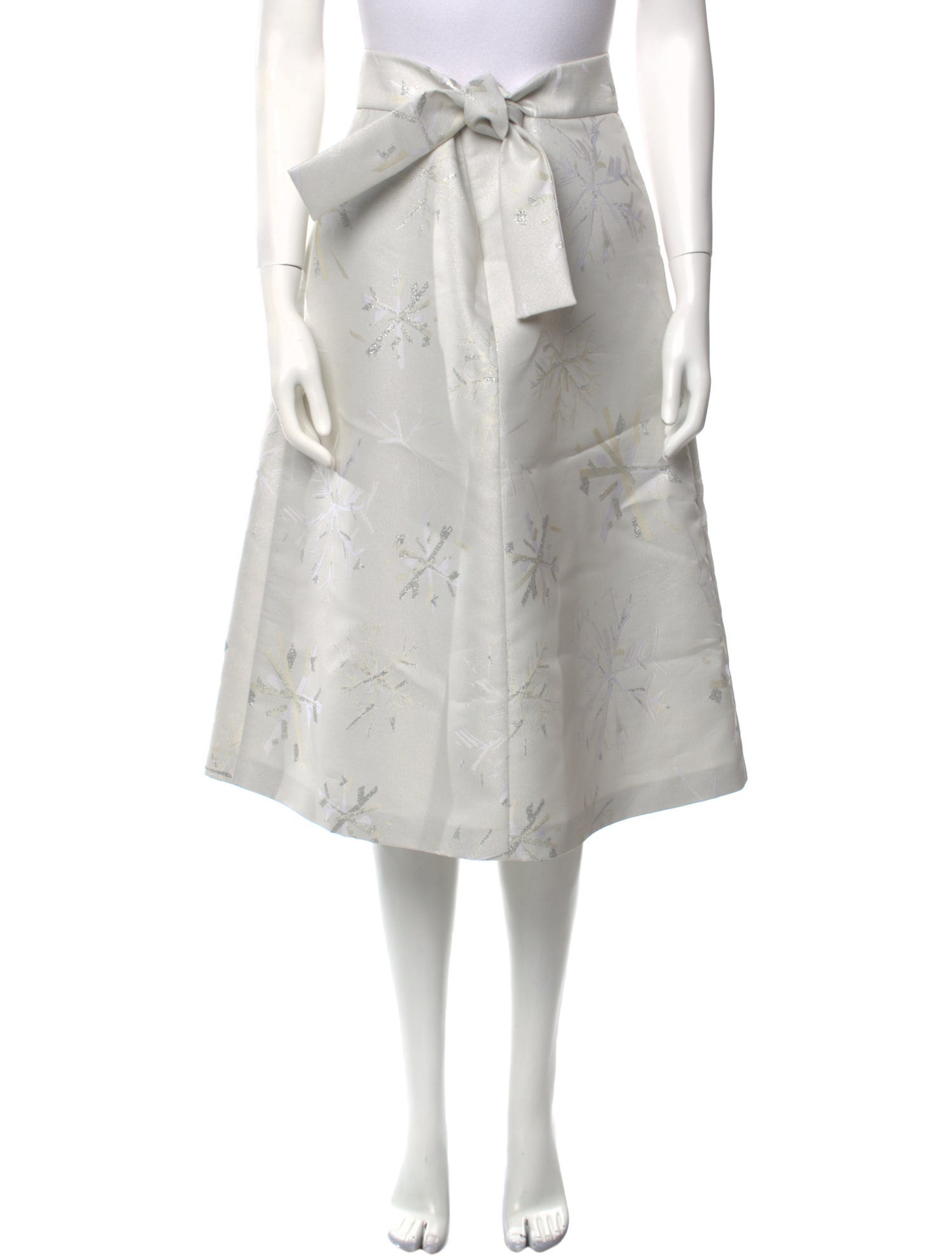 Vika Gazinskaya Glitter Accents Knee-Length Skirt