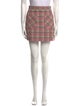 Vika Gazinskaya Plaid Print Mini Skirt