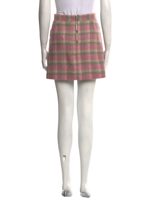 Vika Gazinskaya Plaid Print Mini Skirt