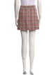 Vika Gazinskaya Plaid Print Mini Skirt