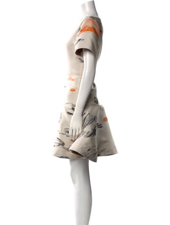 Vika Gazinskaya Printed Knee-Length Dress