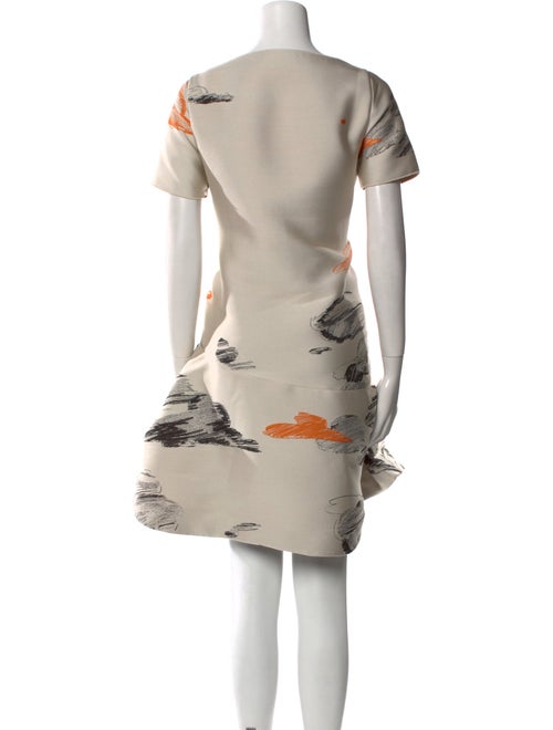 Vika Gazinskaya Printed Knee-Length Dress