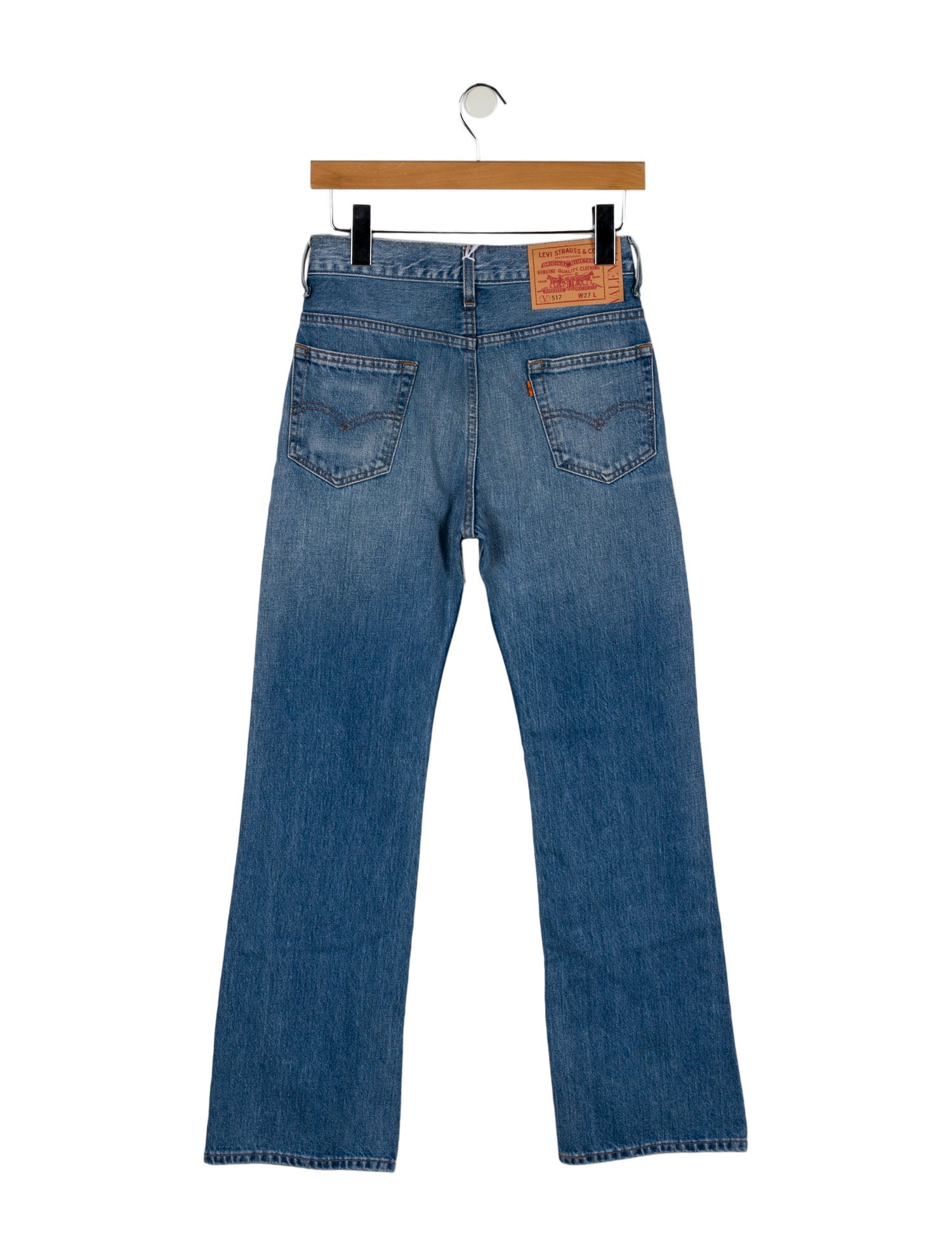 Valentino x Levi's High-Rise Wide Leg Jeans
