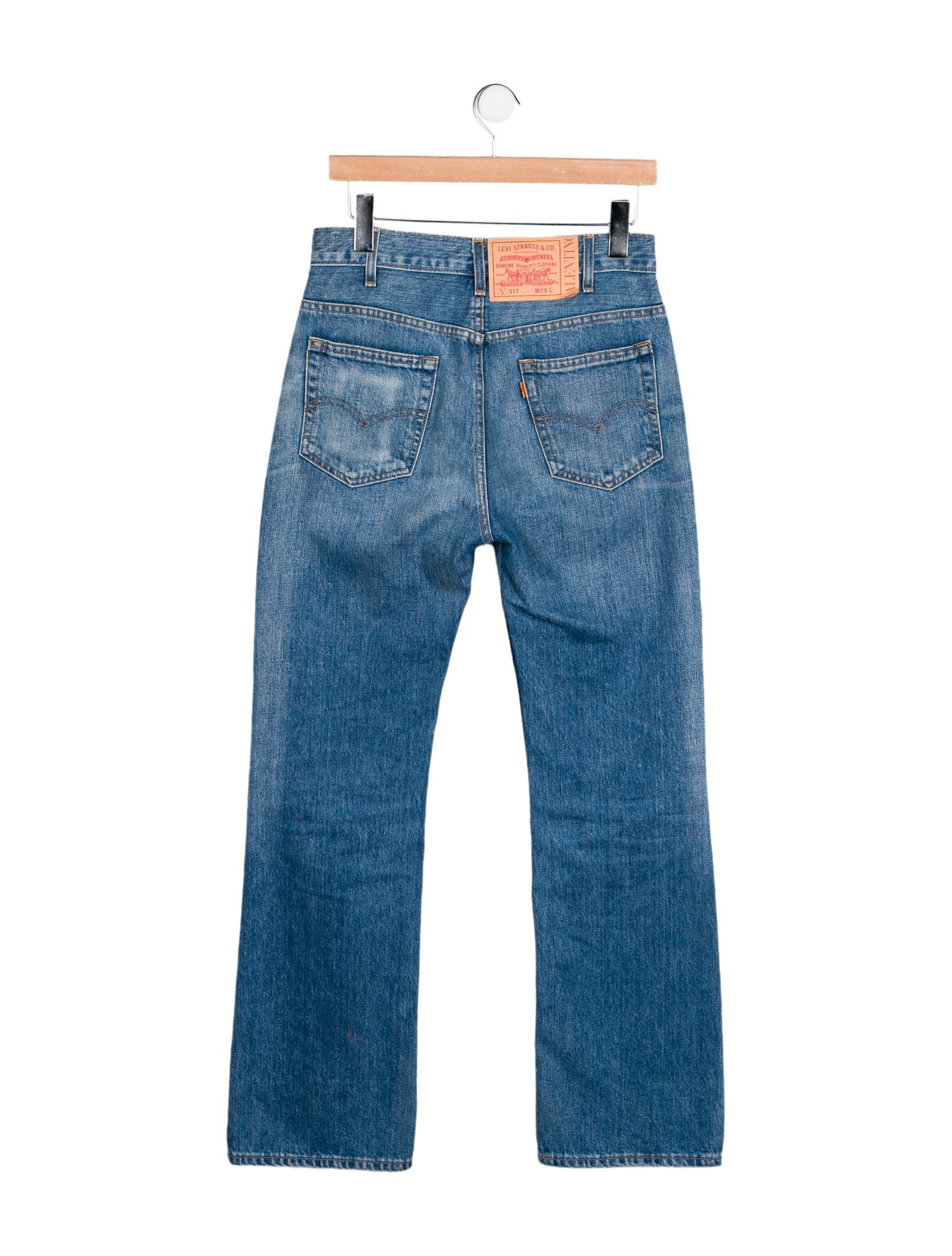 Valentino x Levi's High-Rise Wide Leg Jeans