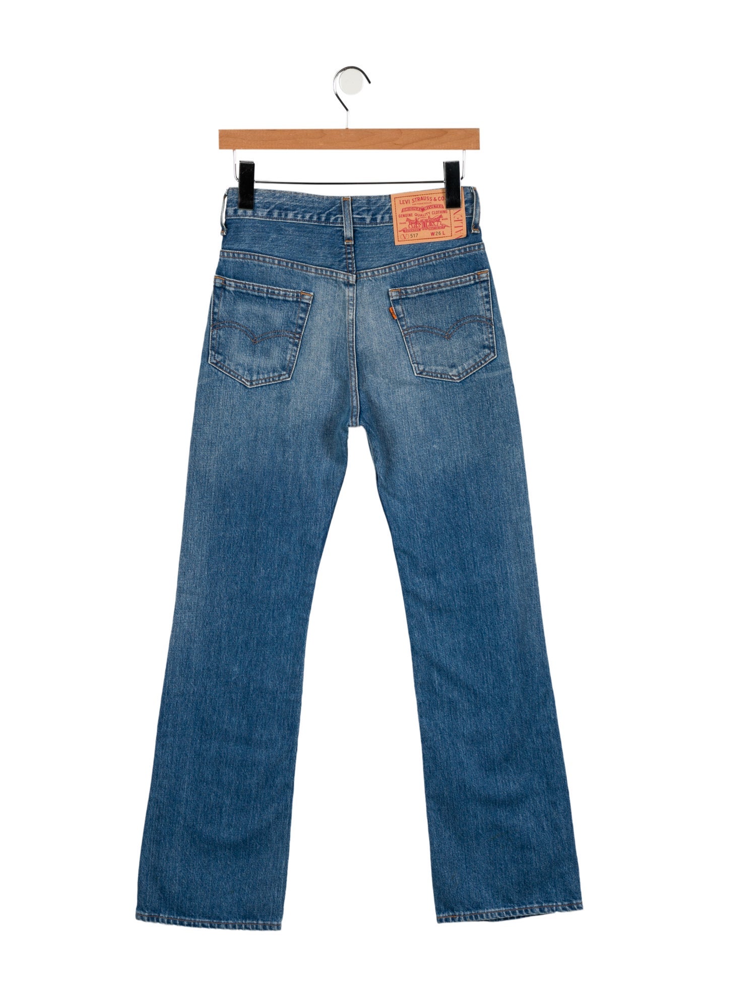 Valentino x Levi's High-Rise Wide Leg Jeans