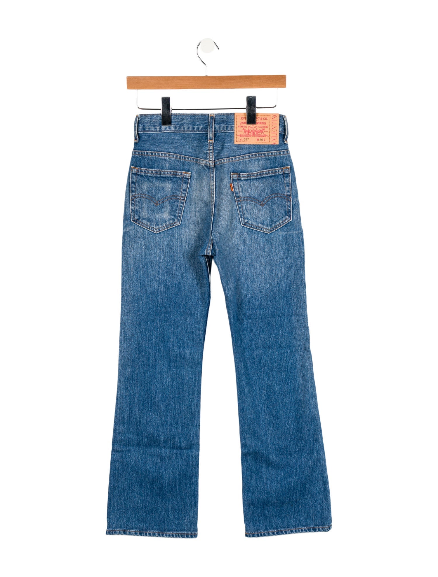 Valentino x Levi's Mid-Rise Wide Leg Jeans