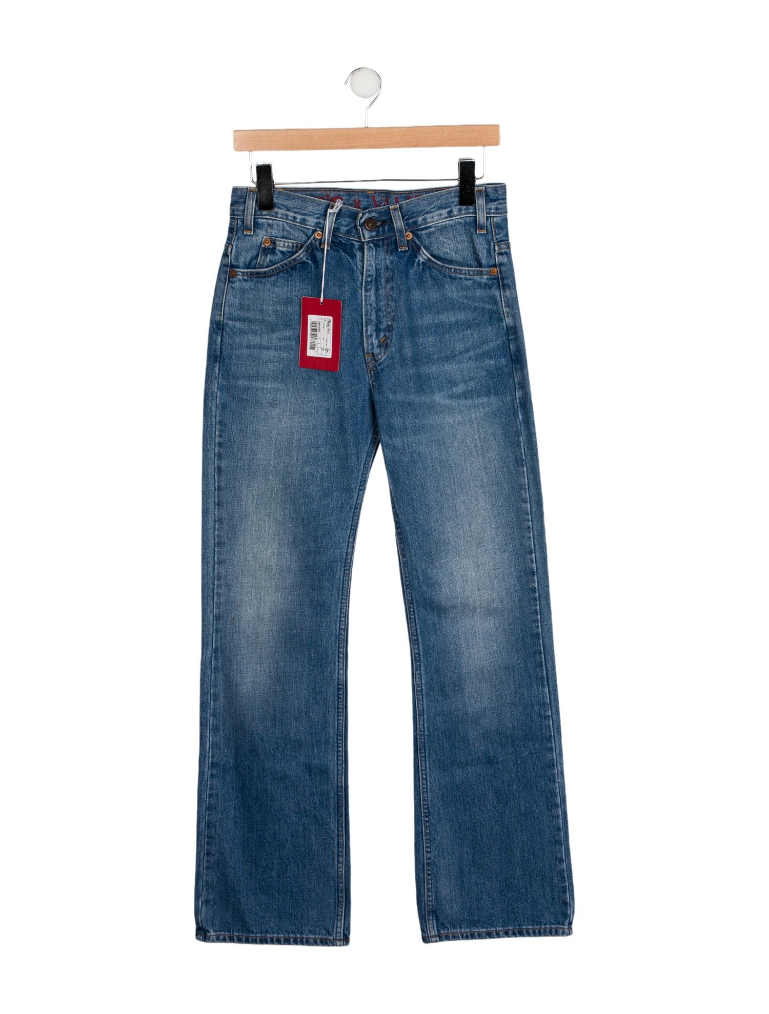 Valentino x Levi's High-Rise Wide Leg Jeans