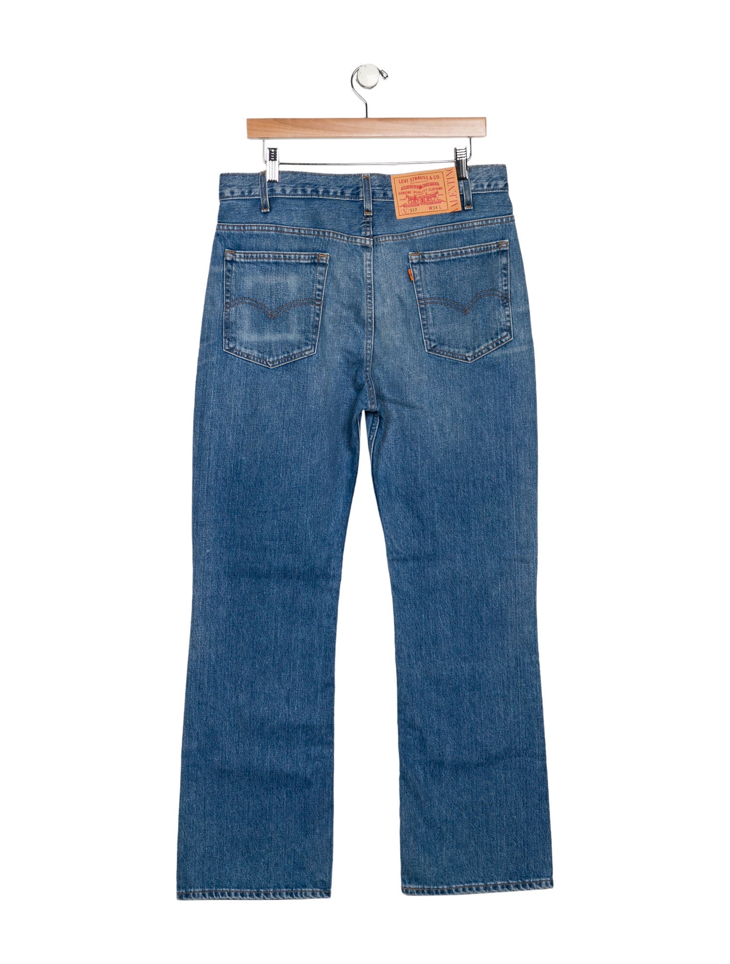 Valentino x Levi's High-Rise Wide Leg Jeans