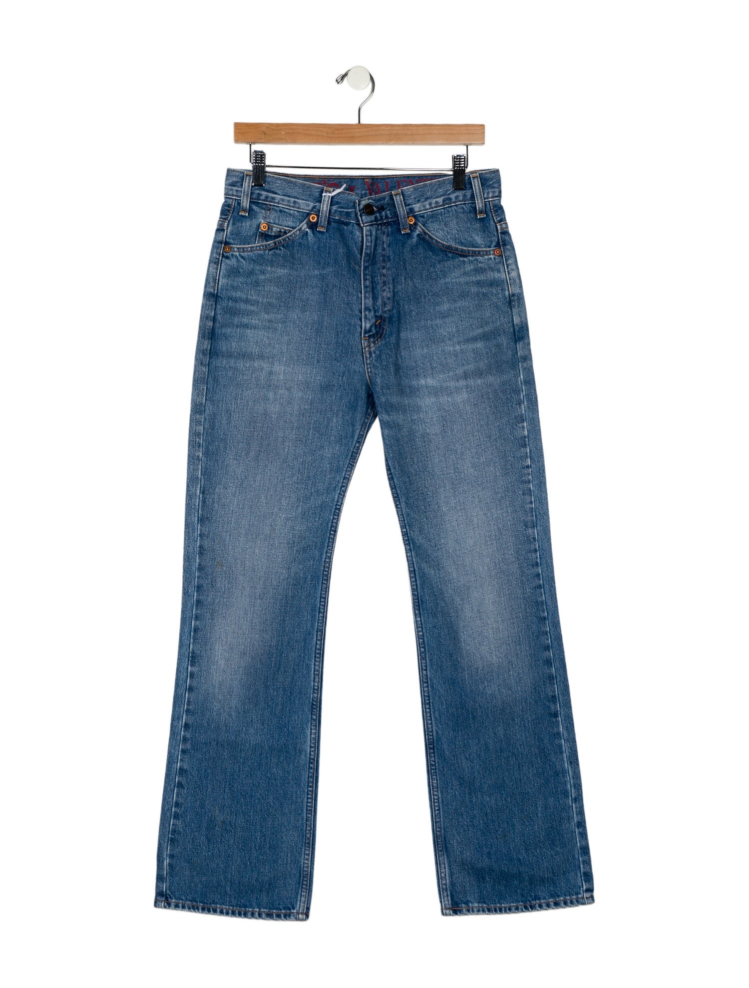 Valentino x Levi's High-Rise Wide Leg Jeans