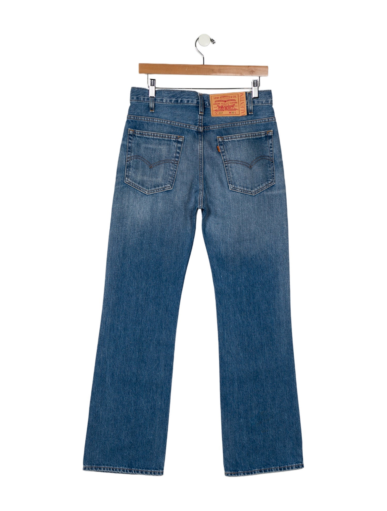 Valentino x Levi's High-Rise Wide Leg Jeans