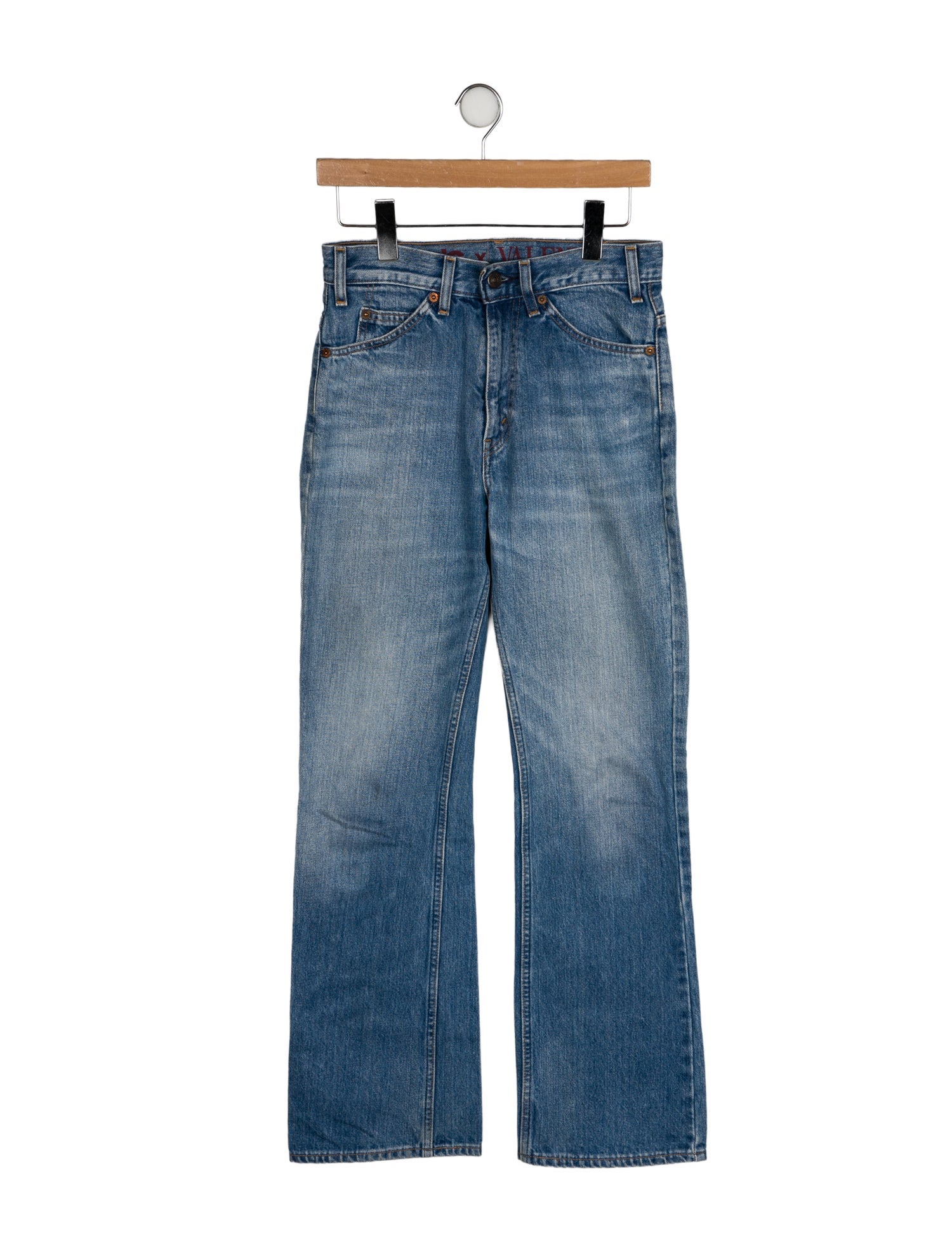 Valentino x Levi's Mid-Rise Wide Leg Jeans