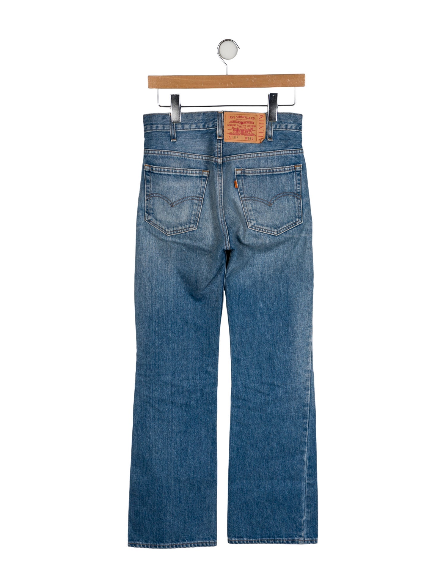 Valentino x Levi's Mid-Rise Wide Leg Jeans