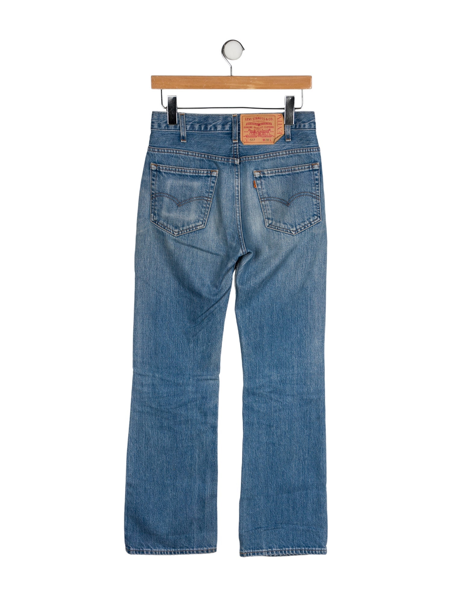 Valentino x Levi's Mid-Rise Wide Leg Jeans
