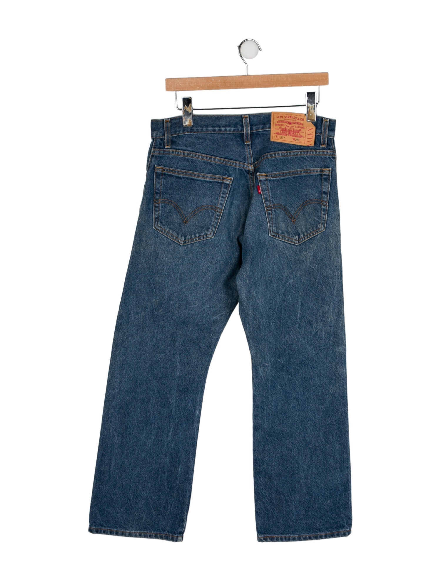 Valentino x Levi's High-Rise Wide Leg Jeans