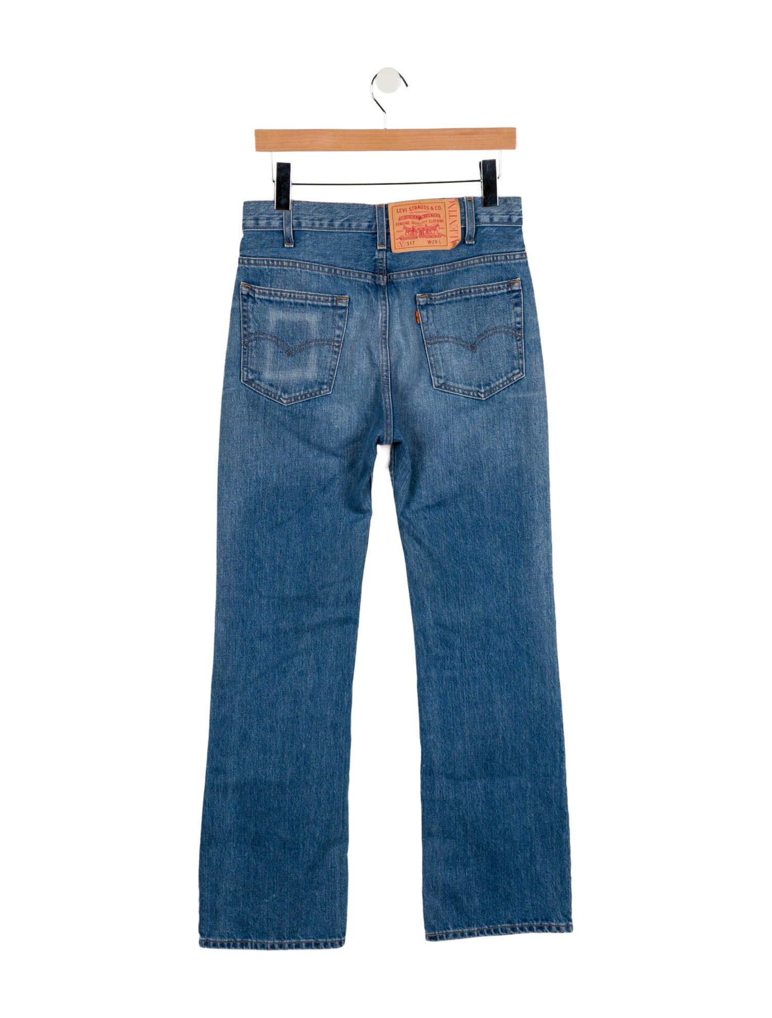 Valentino x Levi's Mid-Rise Wide Leg Jeans