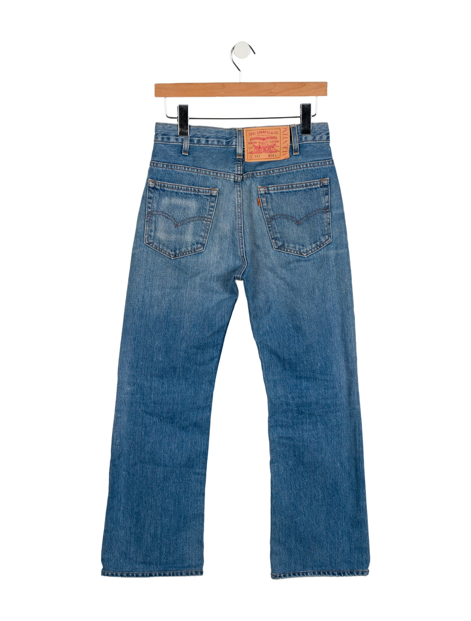 Valentino x Levi's High-Rise Wide Leg Jeans