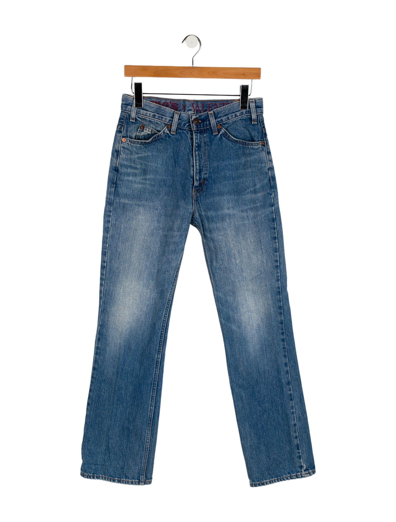 Valentino x Levi's High-Rise Wide Leg Jeans