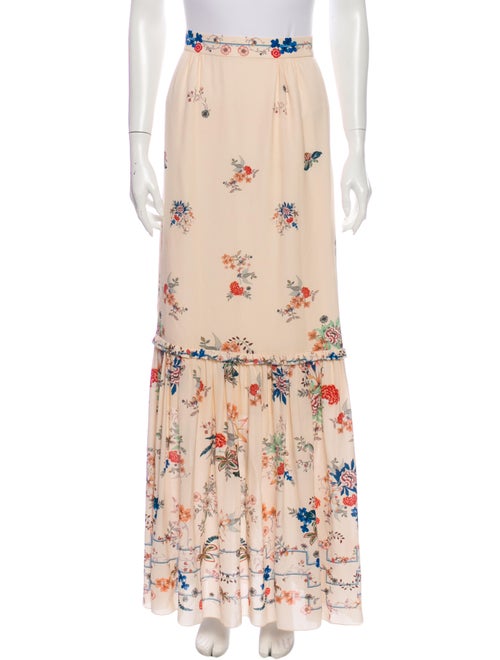 Vilshenko Silk Long Skirt