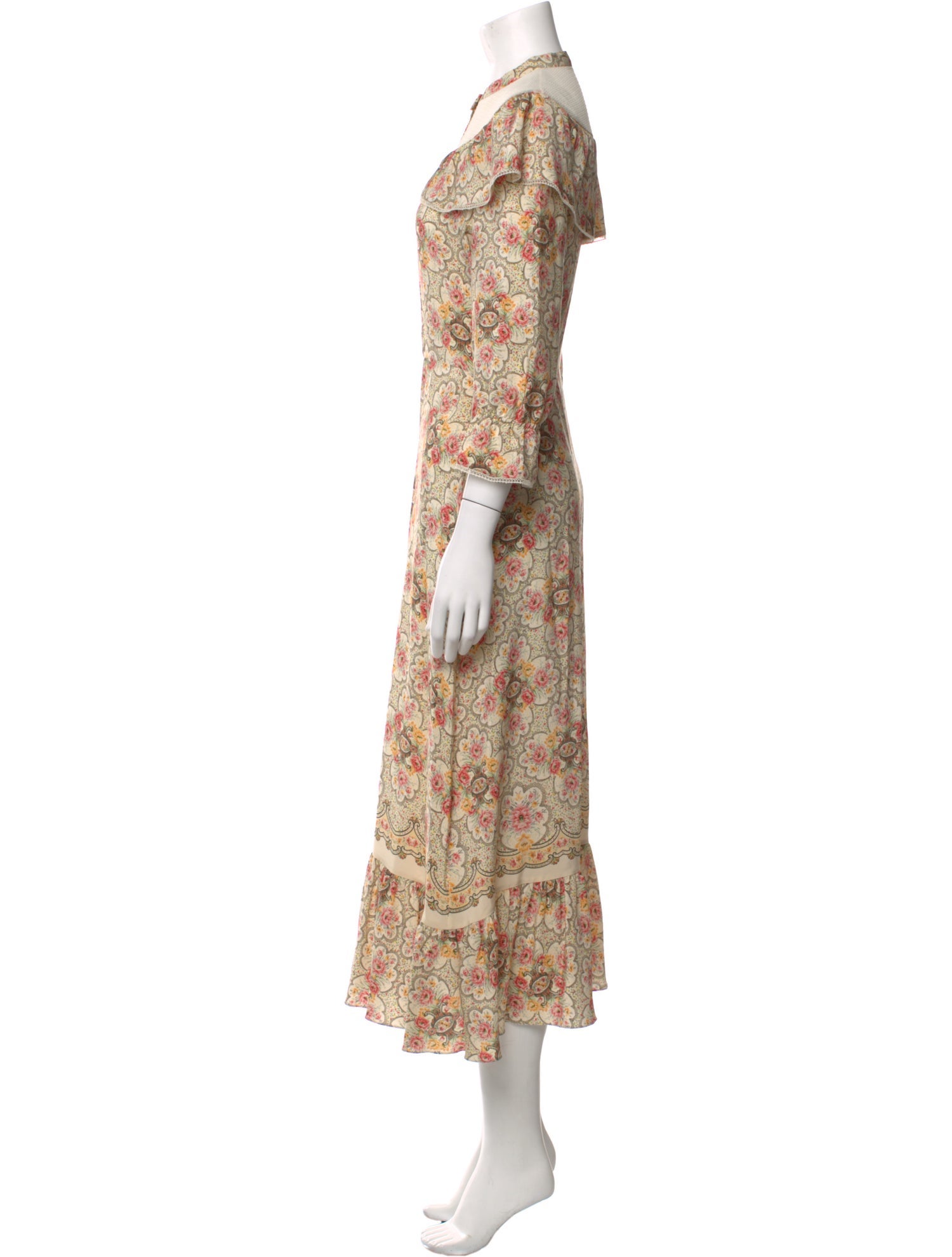 Vilshenko Silk Long Dress