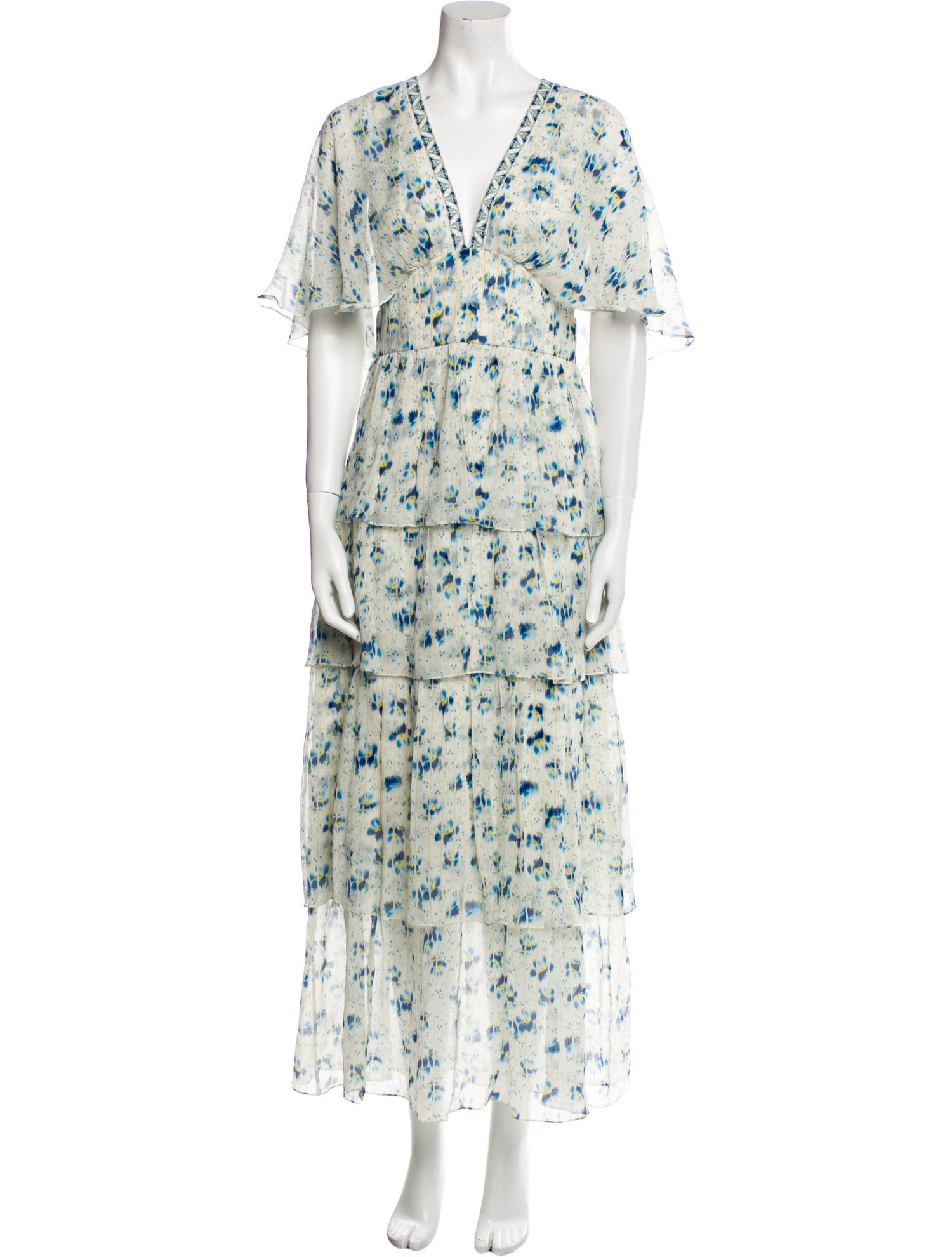 Vilshenko Silk Long Dress