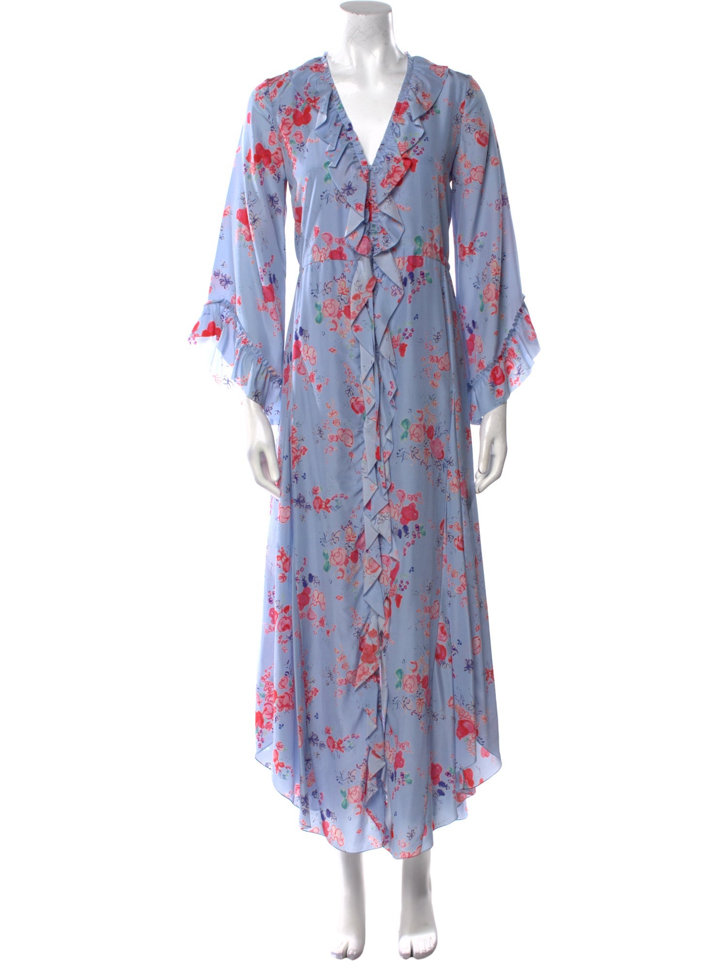 Vilshenko Silk Long Dress