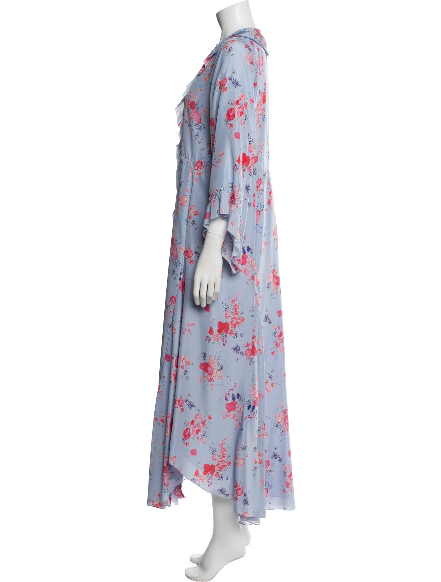 Vilshenko Silk Long Dress