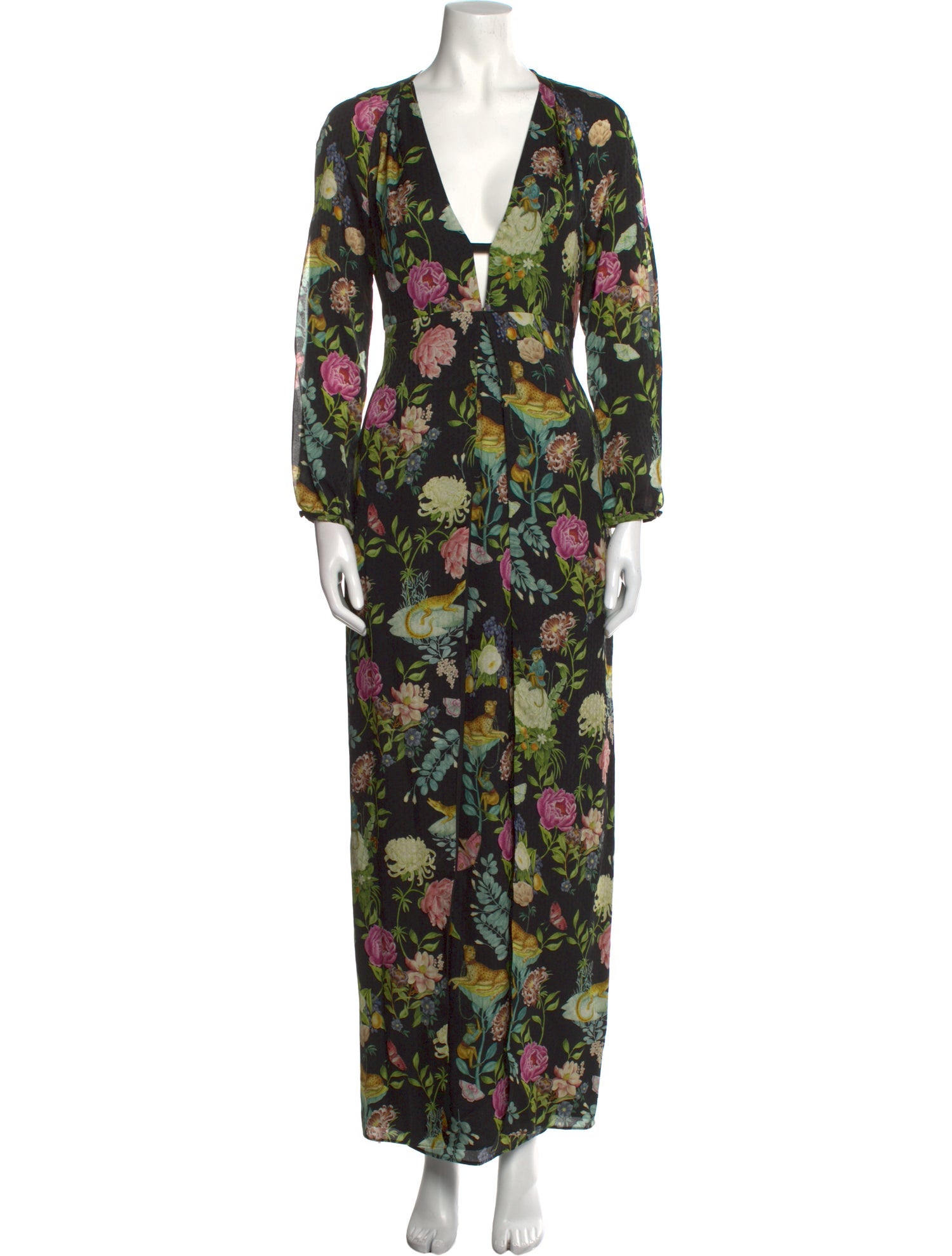 Vilshenko Silk Long Dress