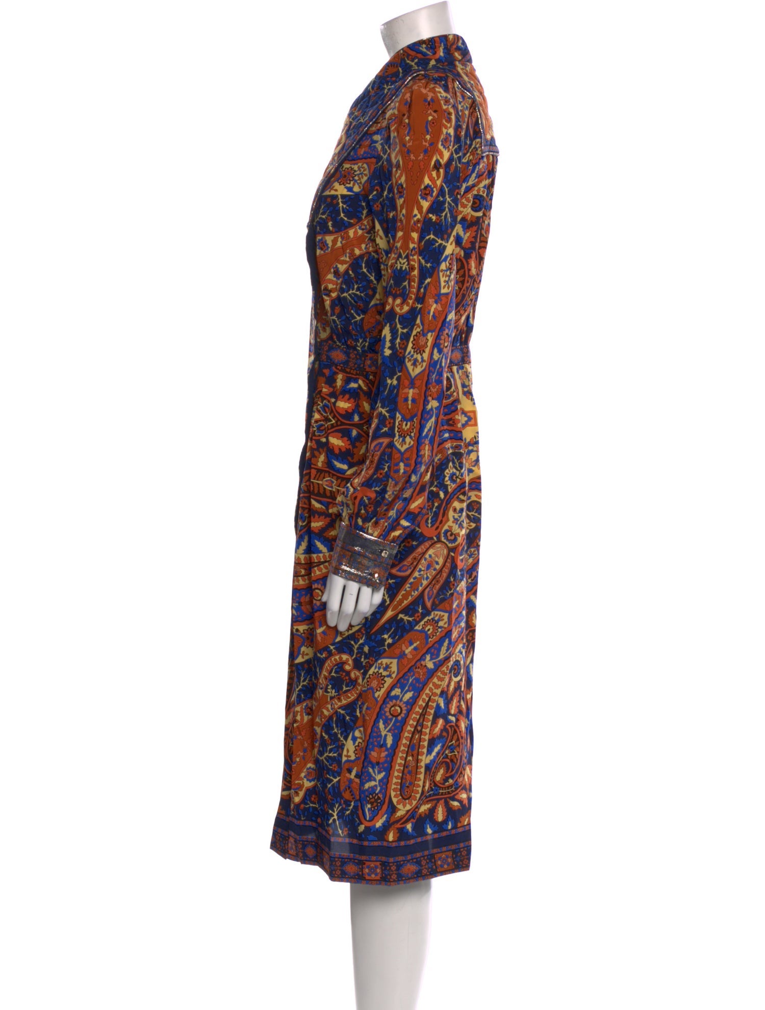 Vilshenko Silk Midi Length Dress