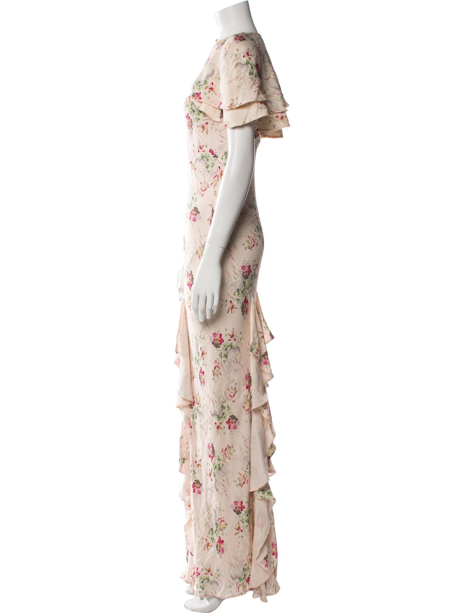 Vilshenko Silk Long Dress