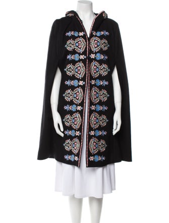 Vilshenko Virgin Wool Printed Coat