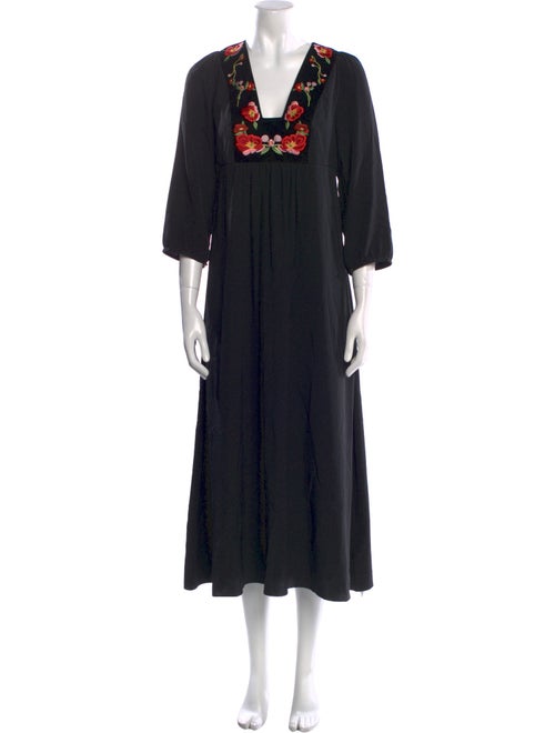 Vilshenko Silk Midi Length Dress