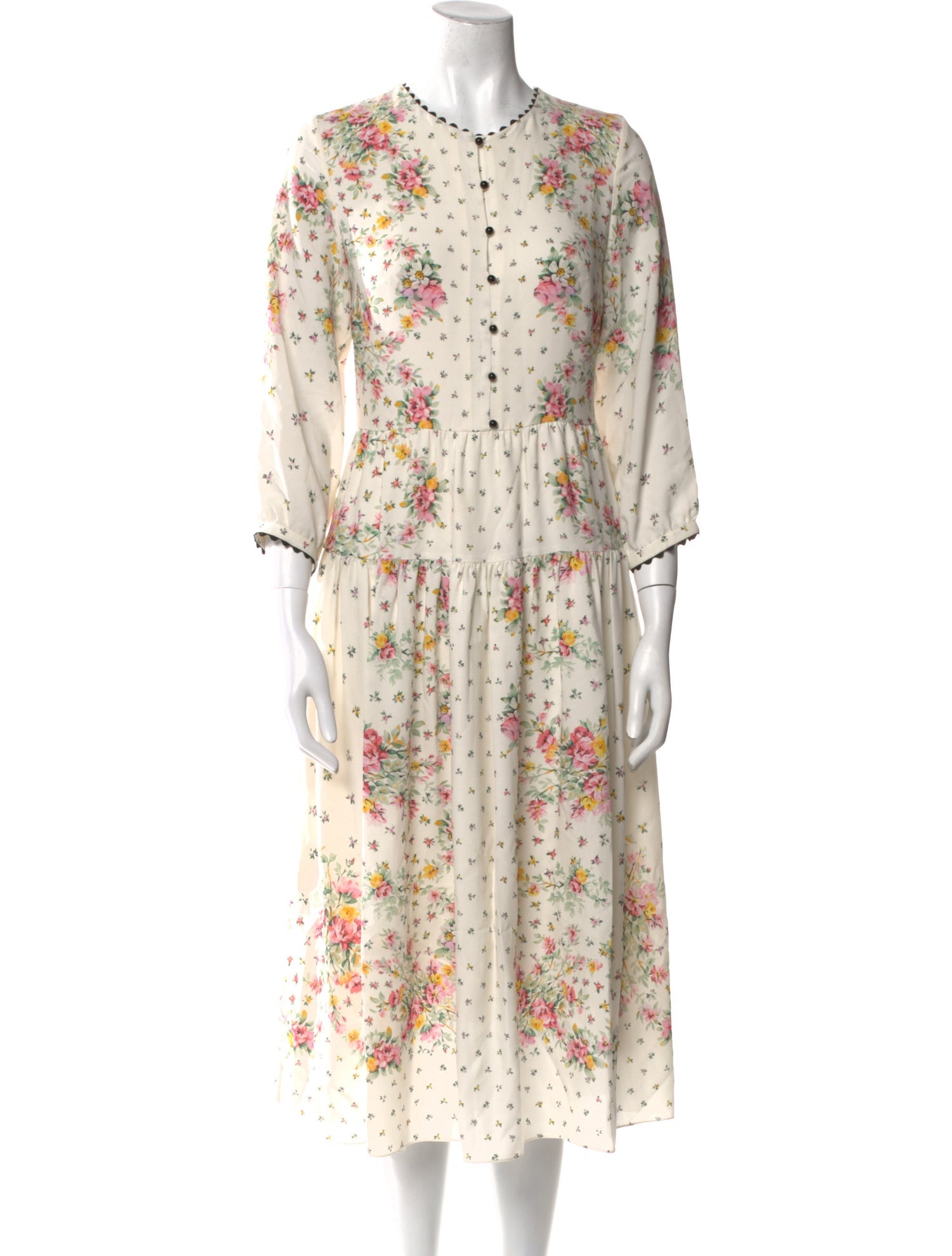 Vilshenko Silk Long Dress