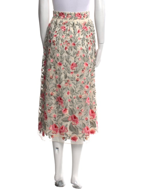 Vilshenko Silk Midi Length Skirt