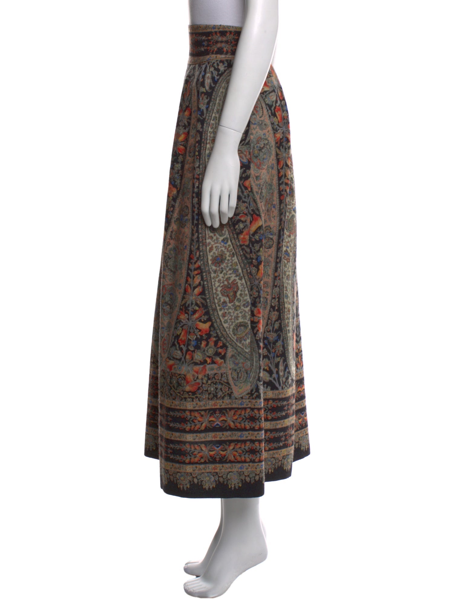 Vilshenko Wool Long Skirt