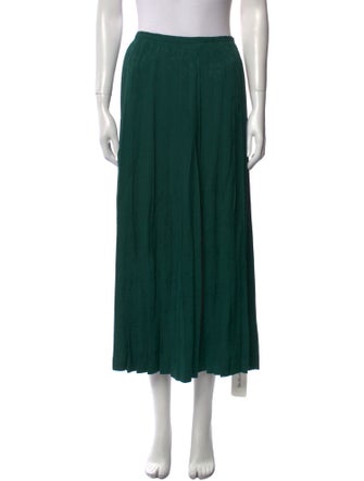 Vilshenko Pleated Accents Midi Length Skirt