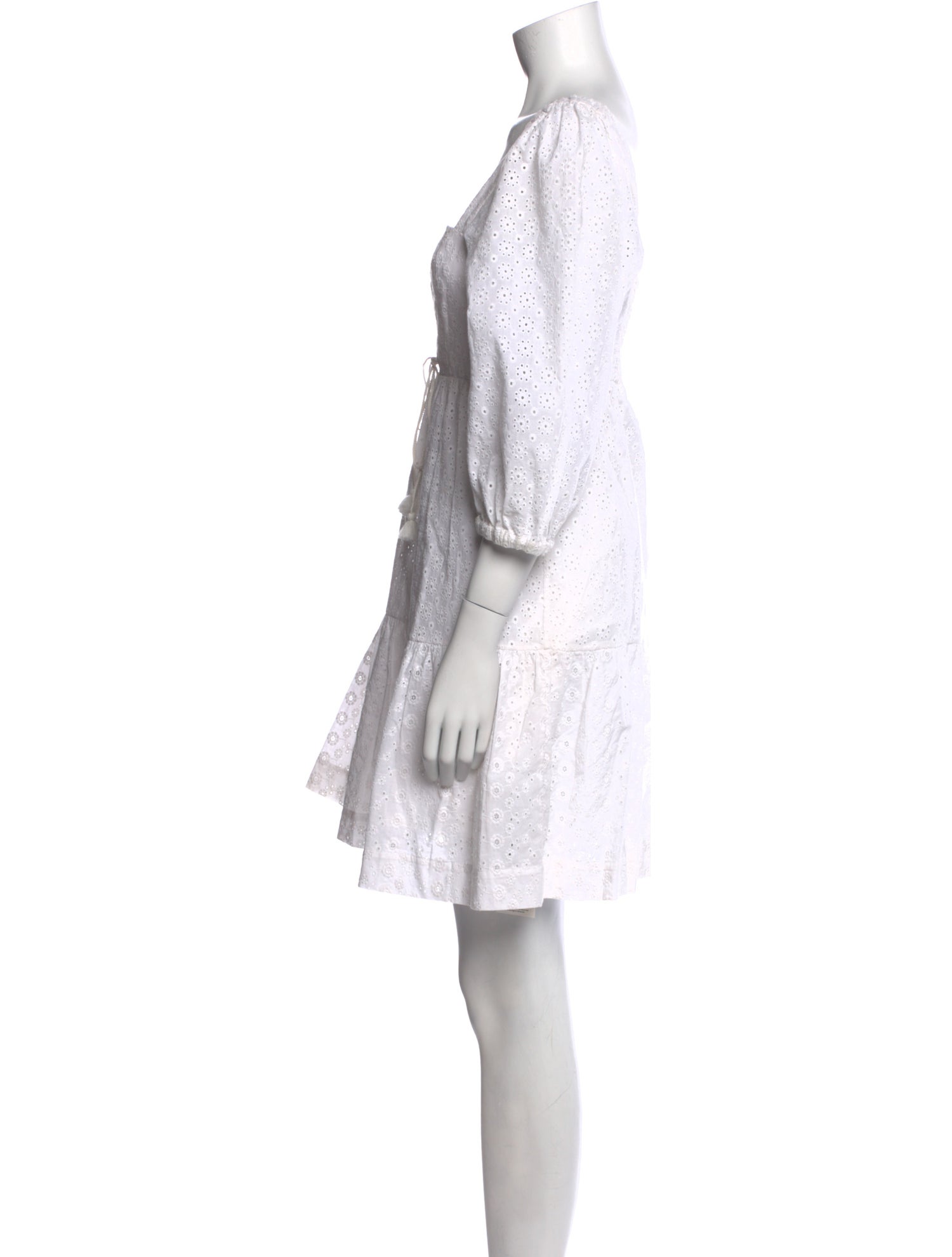 Vilshenko Square Neckline Mini Dress