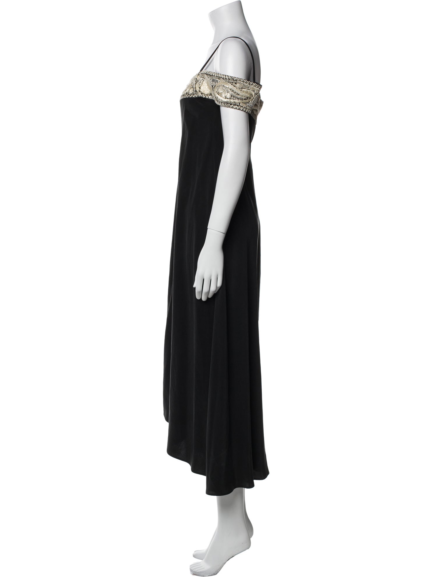 Vilshenko Square Neckline Long Dress