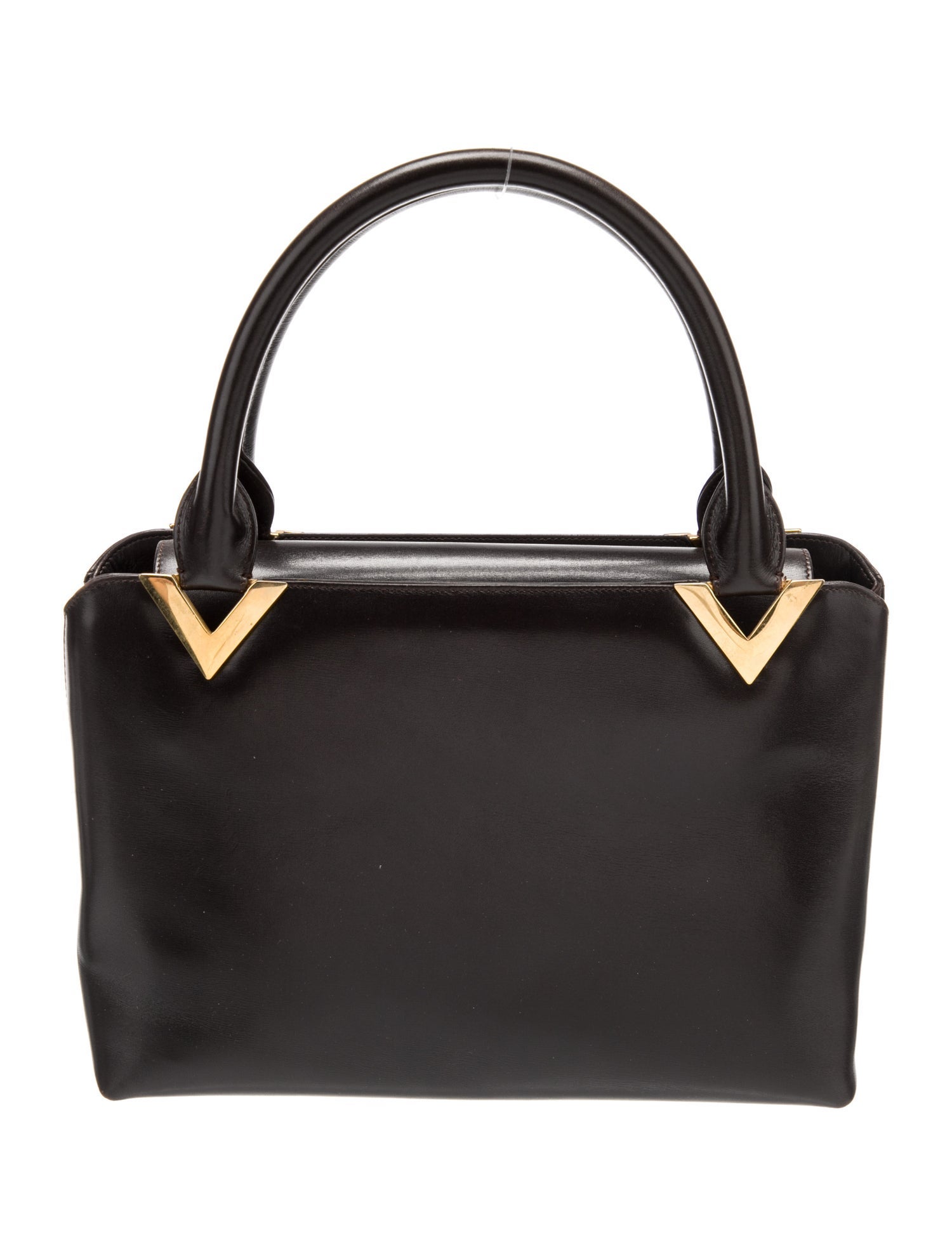 Valentino Couture Leather Top Handle Bag