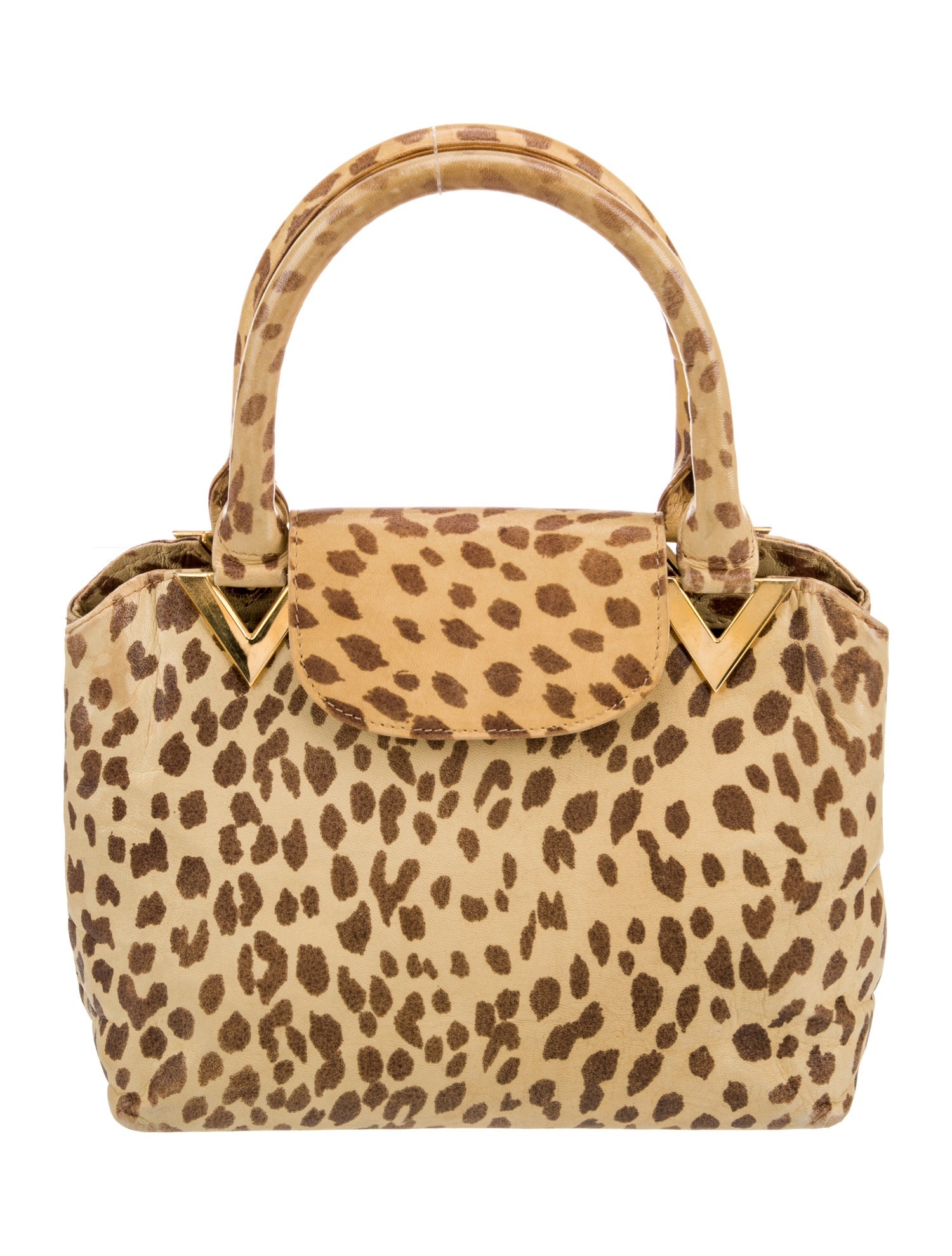 Valentino Couture Leather Top Handle Bag Vintage