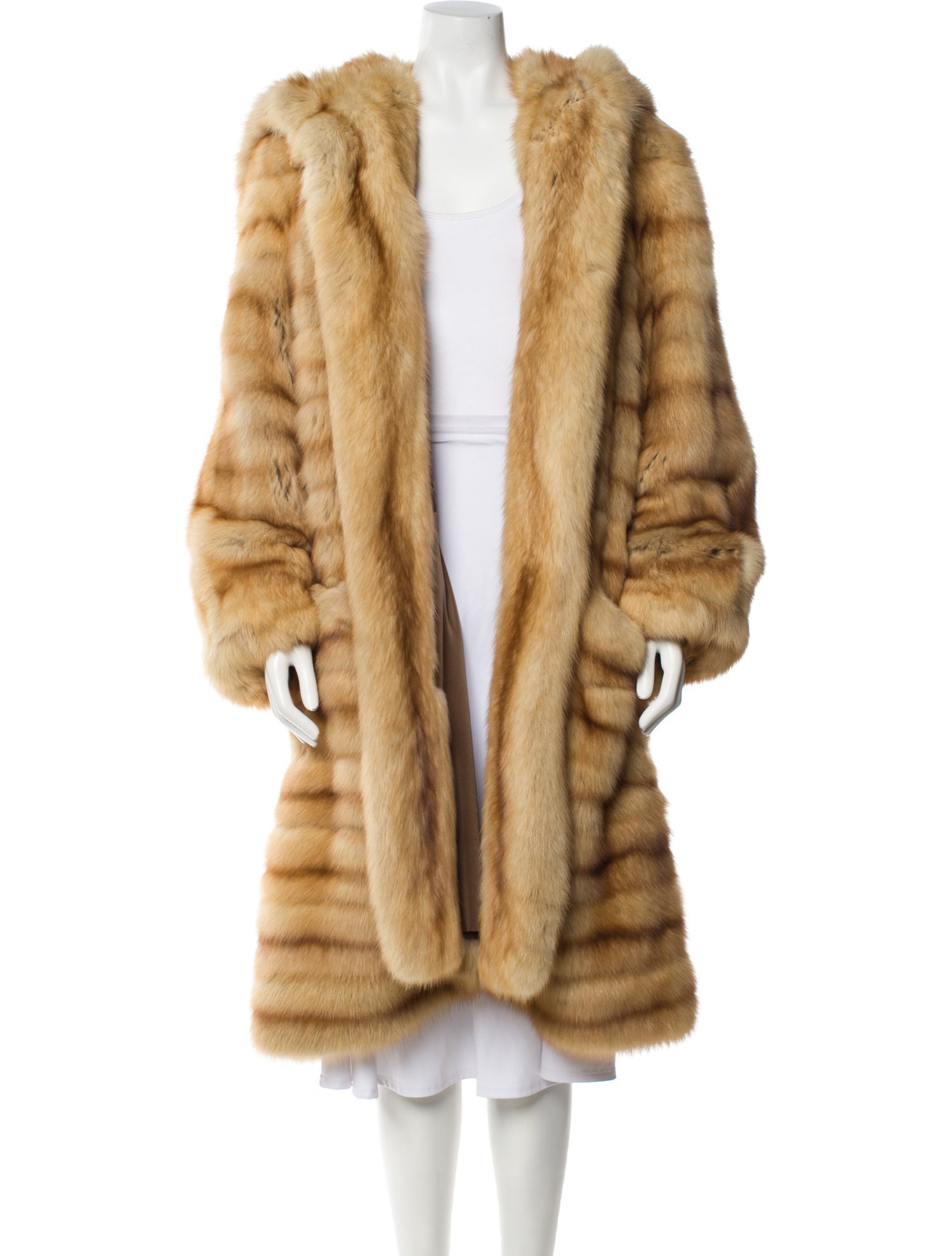 Valentino Couture Vintage Late 1980's - Early 1990's Fur Coat