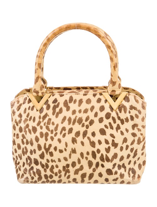 Valentino Couture Leather Top Handle Bag