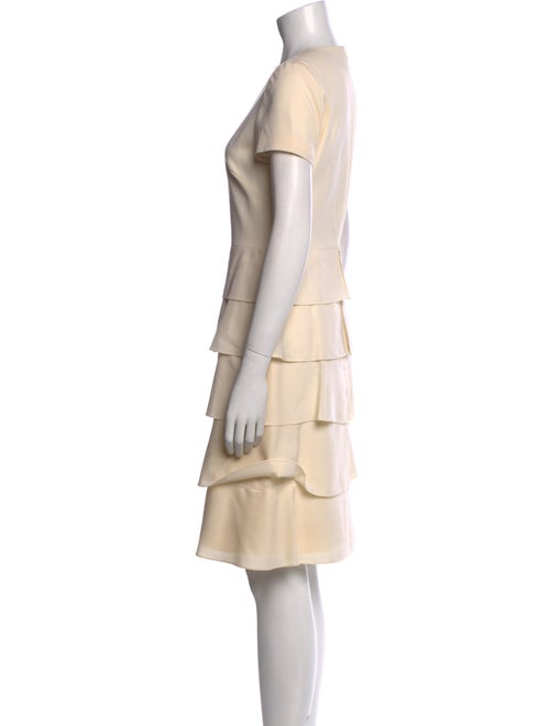 Valentino Couture Virgin Wool Knee-Length Dress