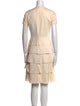 Valentino Couture Virgin Wool Knee-Length Dress