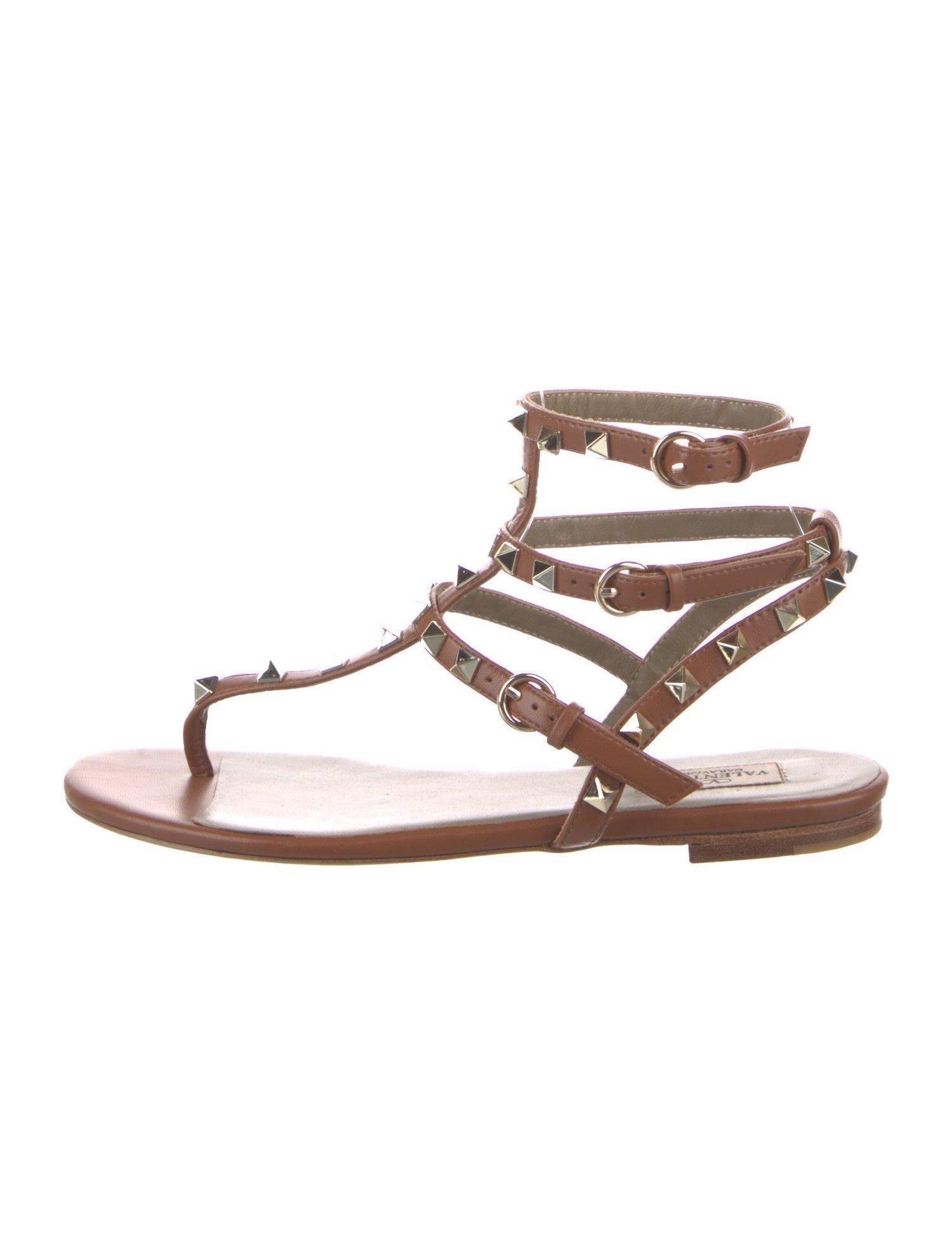 Valentino Couture Patent Leather Gladiator Sandals