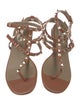 Valentino Couture Patent Leather Gladiator Sandals