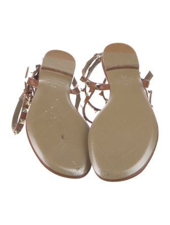 Valentino Couture Patent Leather Gladiator Sandals