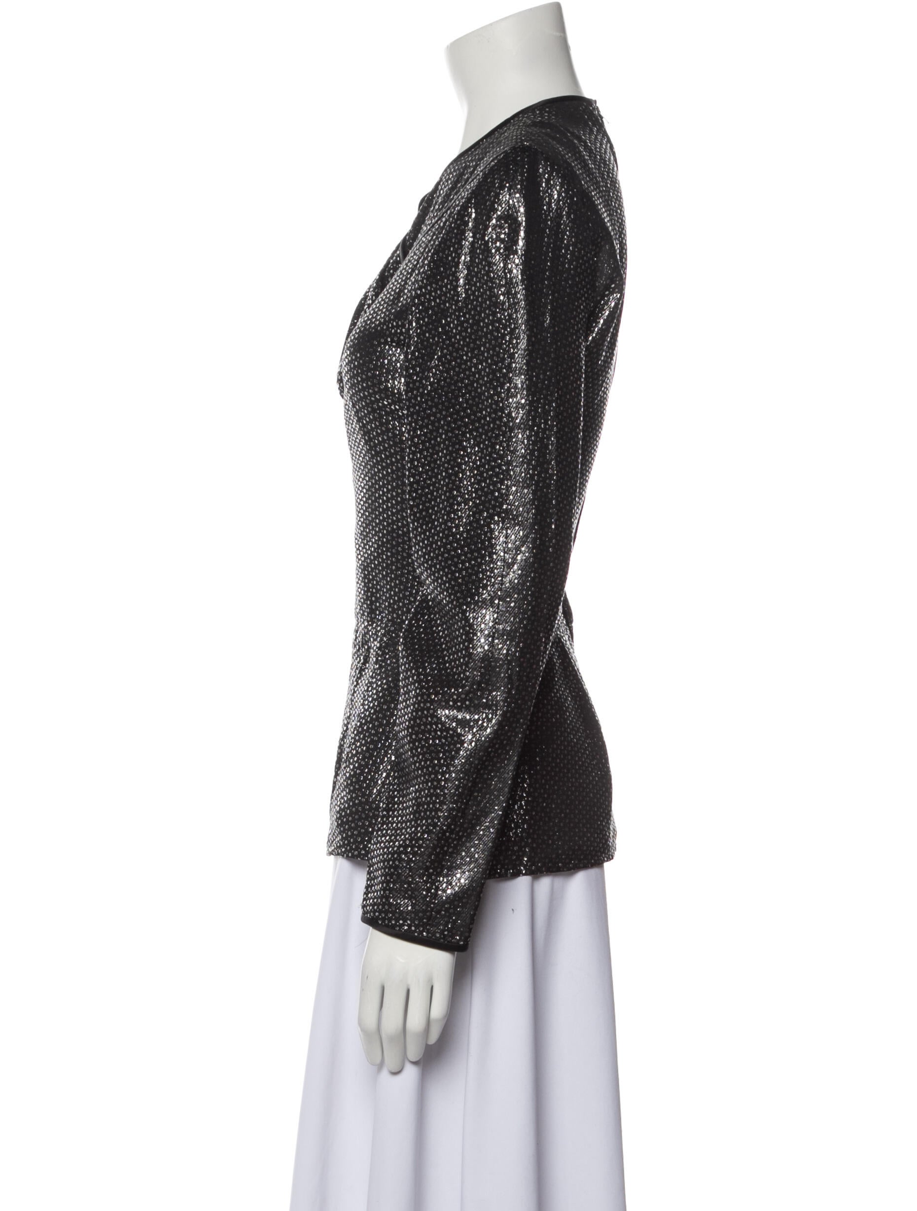 Valentino Night Vintage 1980's Blouse