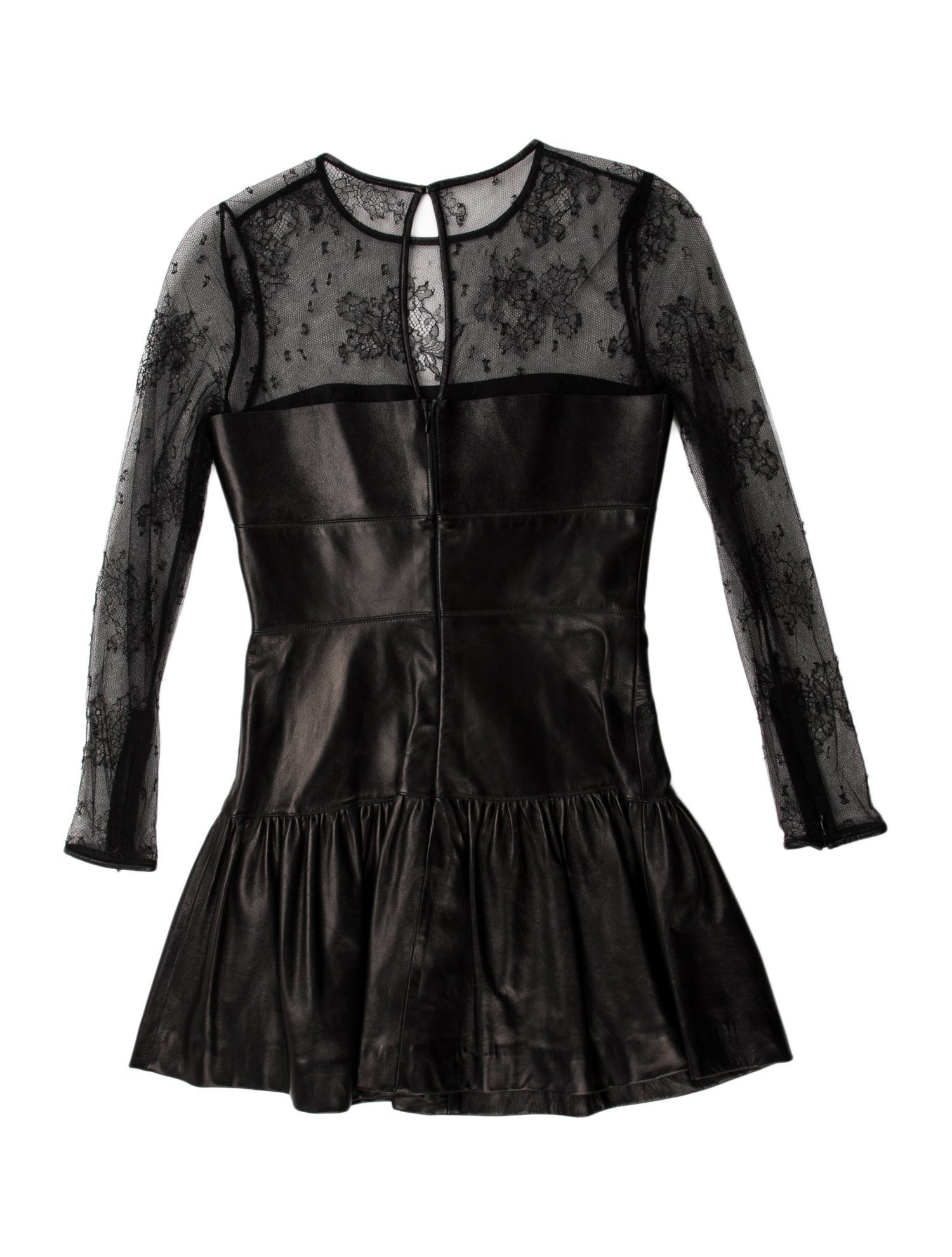Valentino Night Lambskin Mini Dress
