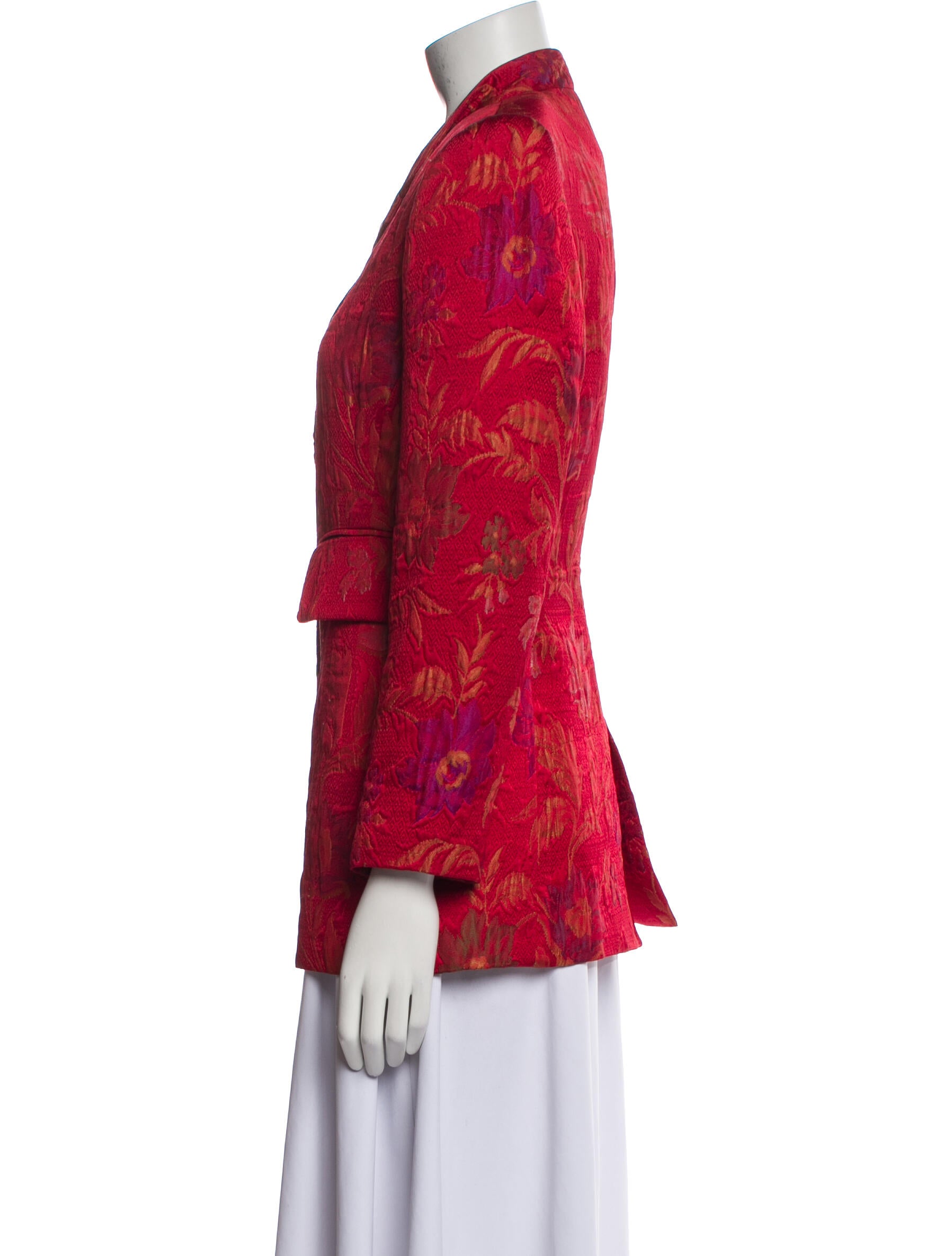 Valentino Night Floral Print Blazer